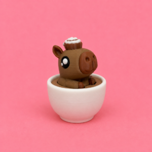Llavero Clicker Capibara Kawaii