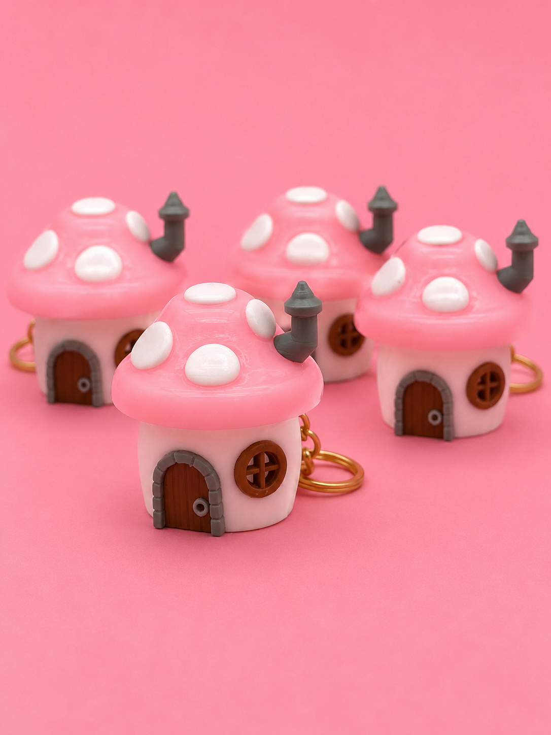 Llavero Casita Hongo Kawaii 🍄🏠