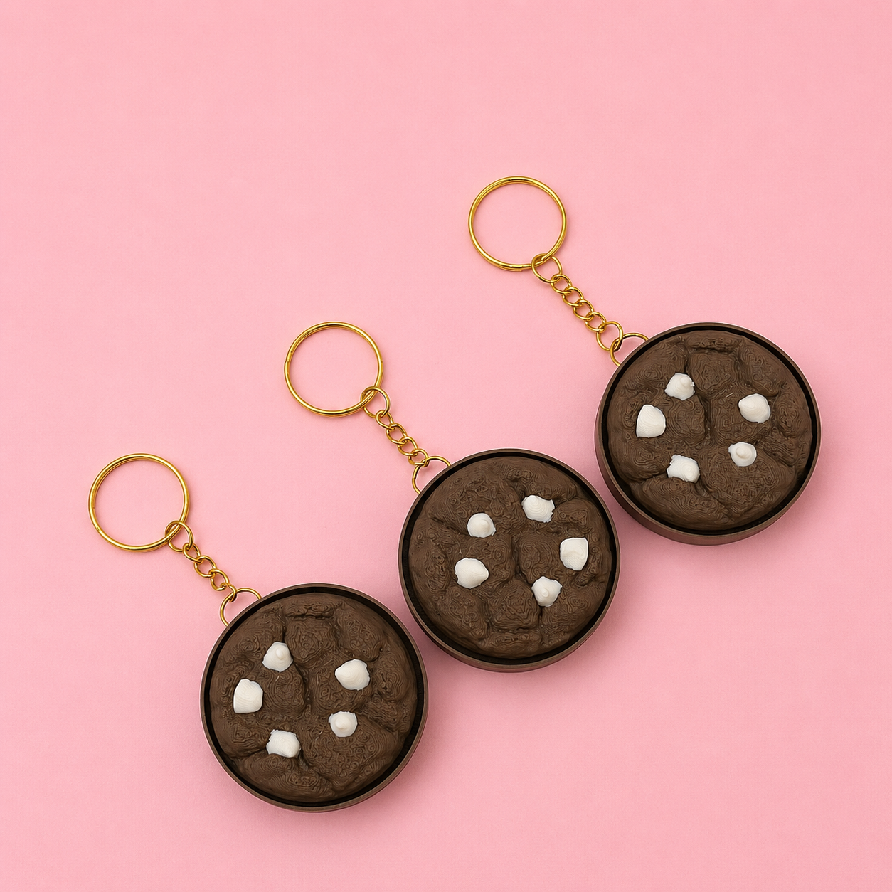 Llavero Cookie Kawaii 🍪🤎 - Imagen 4