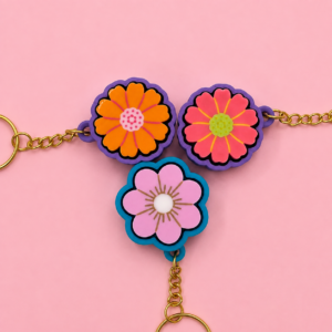 Clicker Llavero Flor Kawaii 🌸