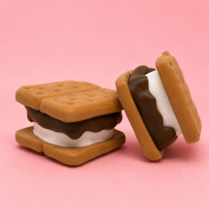 Llavero Sándwich de Galleta y Chocolate