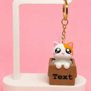 Llavero Gatita Kawaii en Caja