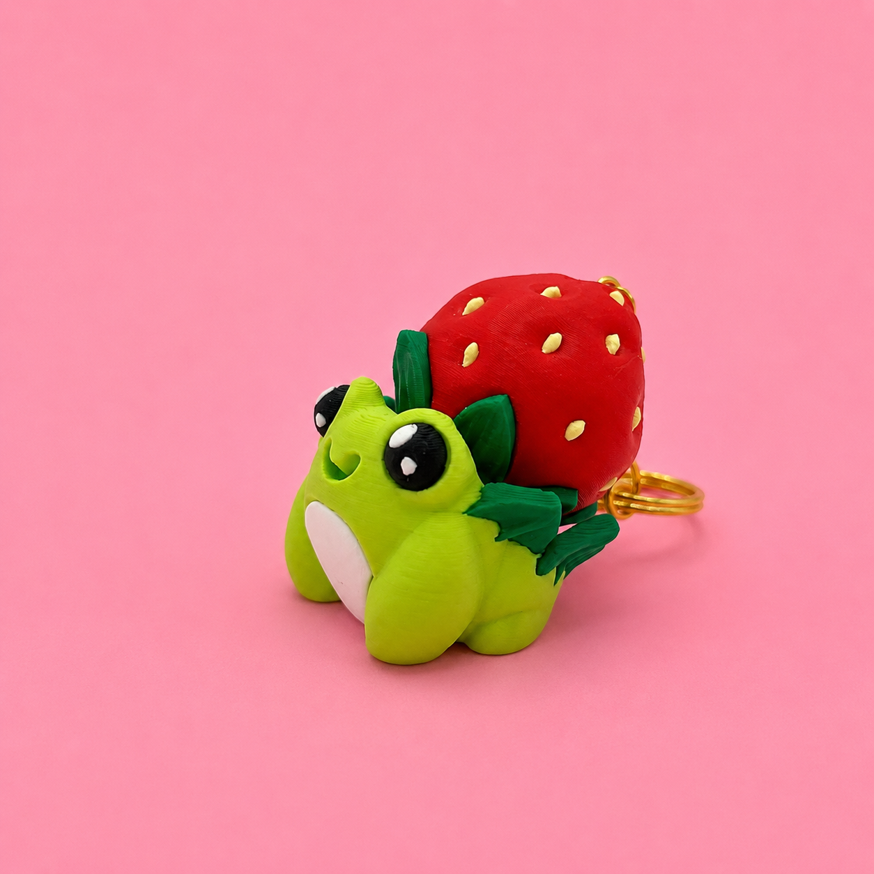 Clicker Ranita Fresa Kawaii 🍓🐸 - Imagen 3