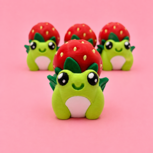 Clicker Ranita Fresa Kawaii 🍓🐸