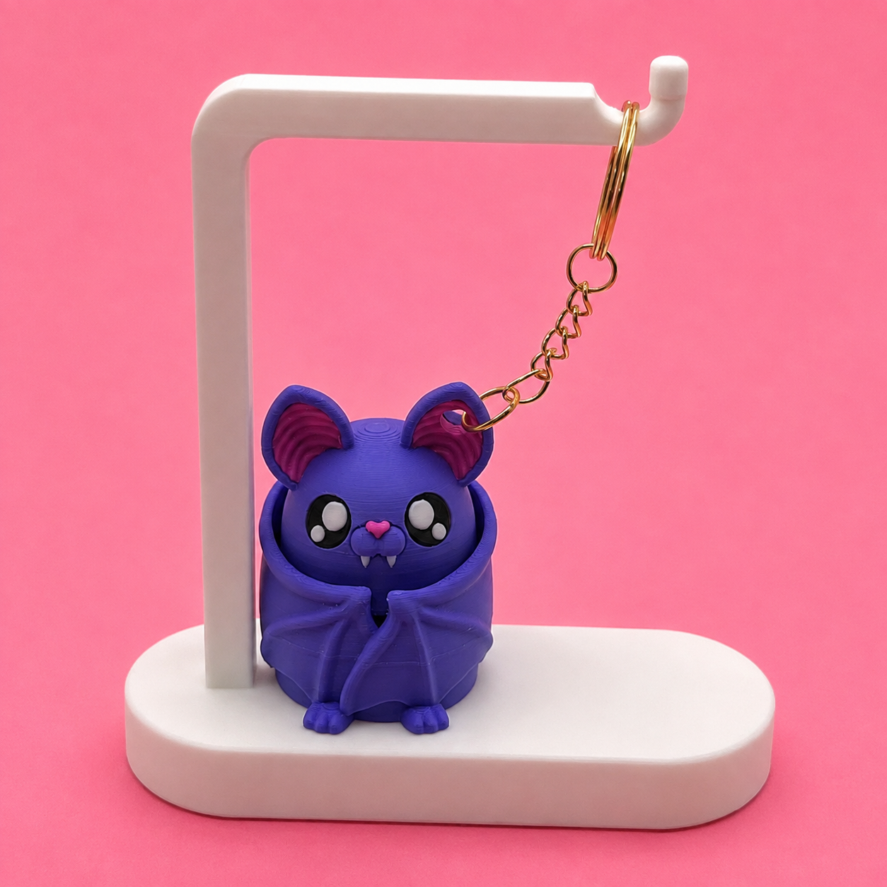 Clicker Llavero Murciélago Kawaii 🦇 - Imagen 3